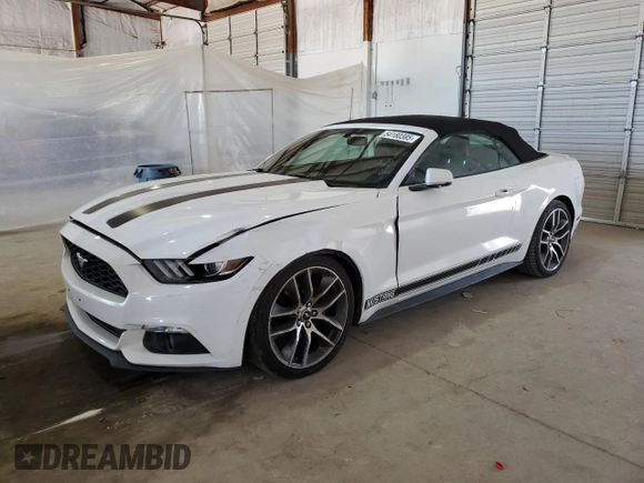 2015 Ford Mustang EcoBoost Premium with VIN 1FATP8UH8F5405323, listed as a Copart auction lot 54180385 with 125,609 mi miles and Salvage title. Bid and sale history available at DreamBid. Image 1.