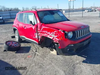 2017 Jeep Renegade Altitude with VIN ZACCJBBBXHPE57473, listed as a IAAI auction lot 41376002 with 181,692 mi miles and . Bid and sale history available at DreamBid. Image 1.