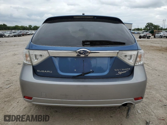 2008 Subaru Impreza Wagon (Natl) Outback Sport with VIN JF1GH63618H800772, listed as a Copart auction lot 52334034 with 38,384 mi miles and Salvage Title. Bid and sale history available at carsss.com. Image 6.