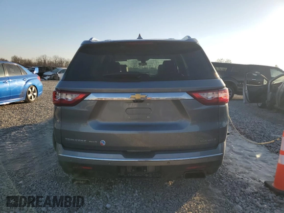 2020 Chevrolet Traverse Premier with VIN 1GNEVKKW8LJ129713, listed as a Copart auction lot 42385985 with 71,527 mi miles and Salvage Title. Bid and sale history available at carsss.com. Image 6.