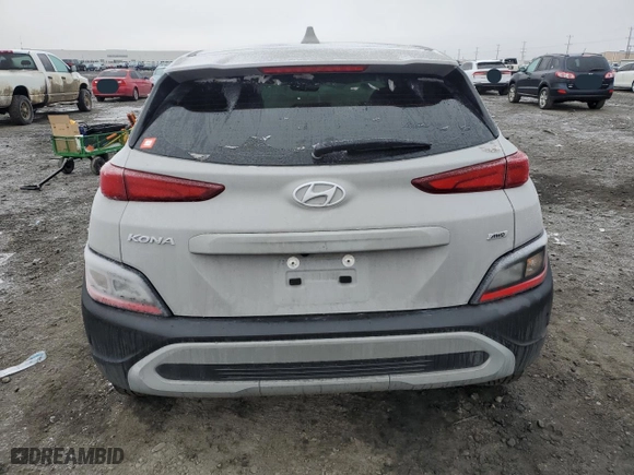 2023 Hyundai Kona SE with VIN KM8K2CAB9PU936198, listed as a Copart auction lot 88578335 with 12,961 mi miles and Salvage Title. Bid and sale history available at carsss.com. Image 6.