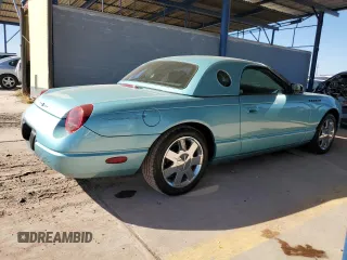 2002 Ford Thunderbird Hardtop Premium with VIN 1FAHP60A32Y124560, listed as a Copart auction lot 45925535 with 35,816 mi miles and Salvage Title. Bid and sale history available at DreamBid. Image 3.