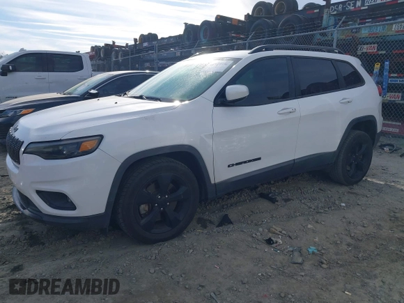2019 Jeep Cherokee Latitude Plus with VIN 1C4PJLLX5KD403828, listed as a IAAI auction lot 41694076 with 85,718 mi miles and . Bid and sale history available at DreamBid. Image 2.
