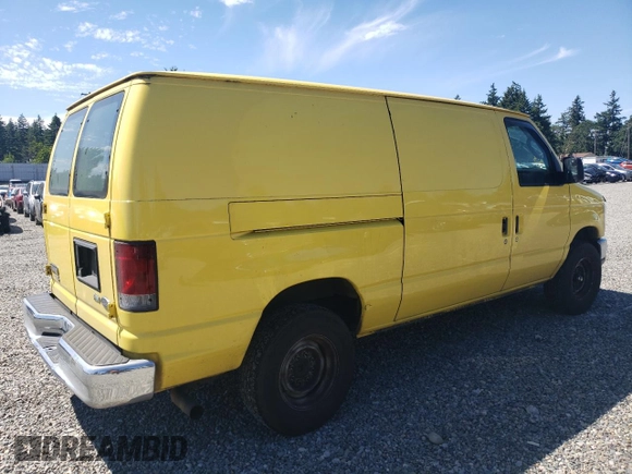 2012 Ford Econoline Cargo Commercial z VIN 1FTNE2ELXCDA87344, wystawiony jako Copart lot #57315465 z przebiegiem 268 716 mil mil oraz Szkody całkowita. Historia ofert i sprzedaży dostępna na DreamBid. Obrazek 3.