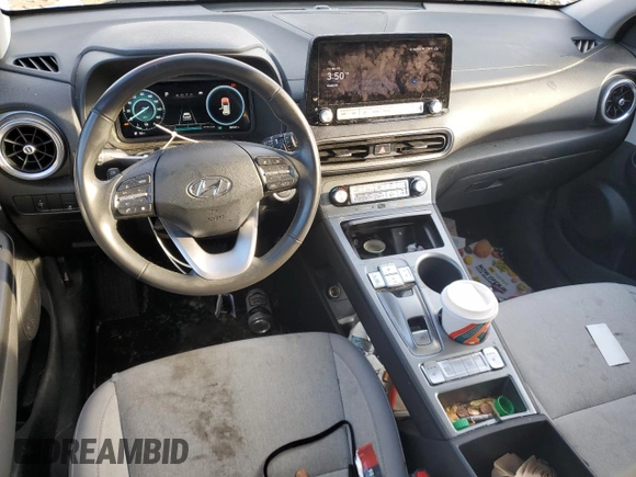 2023 Hyundai Kona SEL with VIN KM8K33AG2PU165785, listed as a Copart auction lot 83611554 with 30,161 mi miles and Salvage Title. Bid and sale history available at carsss.com. Image 8.