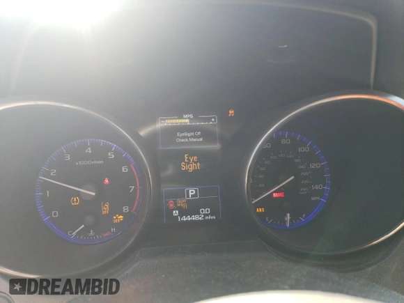 2017 Subaru Outback Premium with VIN 4S4BSAFC0H3311511, listed as a Copart auction lot 61065225 with 144,482 mi miles and Salvage title. Bid and sale history available at DreamBid. Image 9.