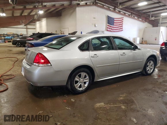 2014 Chevrolet Impala LS with VIN 2G1WA5E36E1178054, listed as a Copart auction lot 54415845 with 65,232 mi miles and Clean Title. Bid and sale history available at DreamBid. Image 3.
