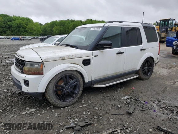 2016 Land Rover LR4 HSE Lux with VIN SALAK2V61GA802612, listed as a Copart auction lot 56620595 with Not Provided miles and Salvage Title. Bid and sale history available at DreamBid. Image 1.
