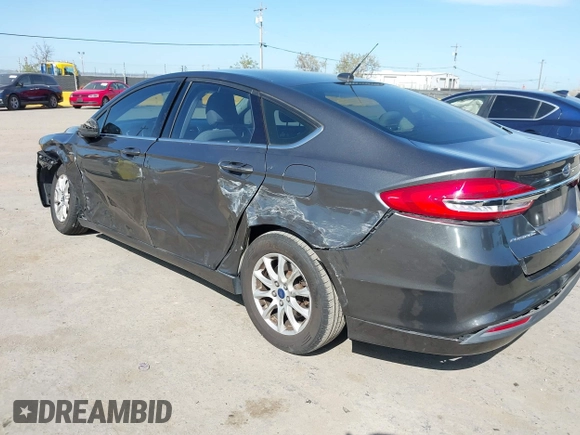 2017 Ford Fusion S with VIN 3FA6P0G72HR190331, listed as a IAAI auction lot 42003479 with 130,252 mi miles. Bid and sale history available at carsss.com. Image 3.