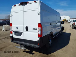 2023 Ram ProMaster Cargo with VIN 3C6MRVJG6PE512967, listed as a IAAI auction lot 41728126 with 102,133 mi miles and . Bid and sale history available at DreamBid. Image 4.