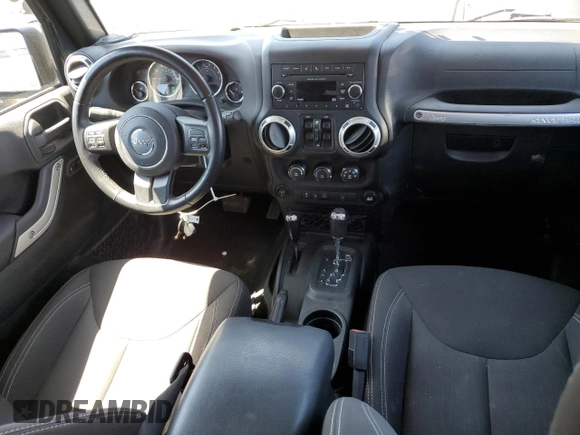 2017 Jeep Wrangler Unlimited Sahara with VIN 1C4BJWEG7HL552748, listed as a Copart auction lot 53086525 with 85,054 mi miles and Salvage title. Bid and sale history available at DreamBid. Image 8.