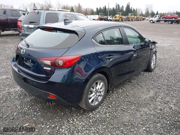 2016 Mazda Mazda3 i Grand Touring with VIN JM1BM1N73G1337274, listed as a IAAI auction lot 41851662 with 44,160 mi miles. Bid and sale history available at carsss.com. Image 4.