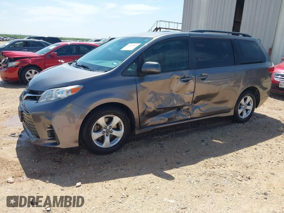 2020 Toyota Sienna LE Auto Access Seat with VIN 5TDKZ3DC2LS036312, listed as a IAAI auction lot 42307857 with 107,653 mi miles and . Bid and sale history available at DreamBid. Image 18.