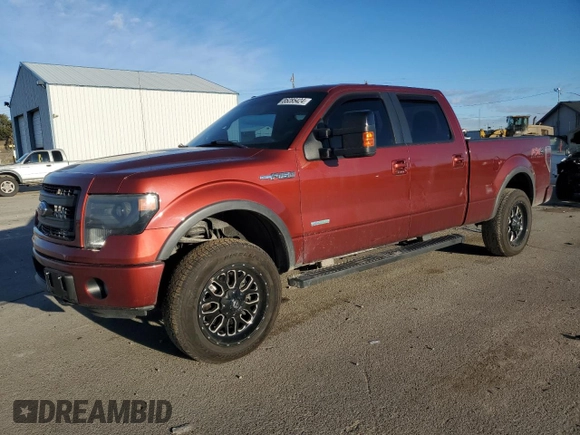 2014 Ford F-150 XL with VIN 1FTFW1ET9EKD45217, listed as a Copart auction lot 85285424 with 154,135 mi miles and Salvage title. Bid and sale history available at DreamBid. Image 1.