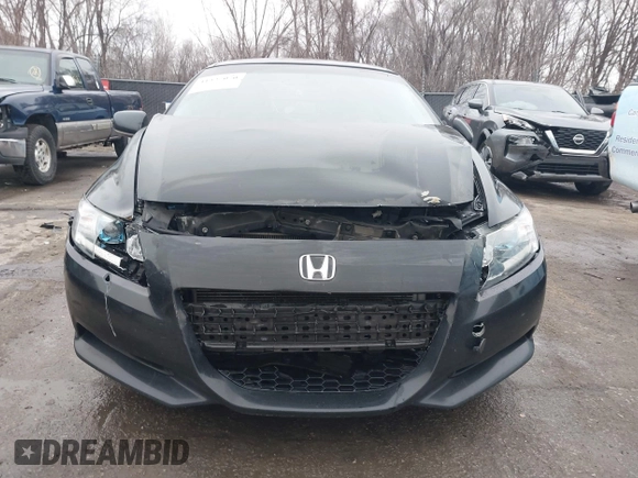 2011 Honda CR-Z with VIN JHMZF1C47BS010539, listed as a IAAI auction lot 41527070 with 166,212 mi miles. Bid and sale history available at carsss.com. Image 12.