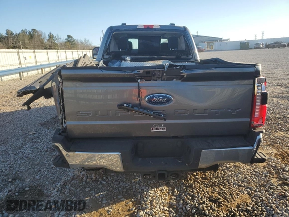 2024 Ford Super Duty F-250 SRW XL with VIN 1FT7W2BT5REF07525, listed as a Copart auction lot 46691705 with 0 mi miles and Salvage Title. Bid and sale history available at carsss.com. Image 6.