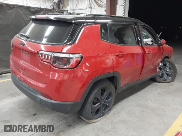 2021 Jeep Compass Altitude with VIN 3C4NJCBB4MT587363, listed as a IAAI auction lot 42540626 with 85,683 mi miles and . Bid and sale history available at DreamBid. Image 4.