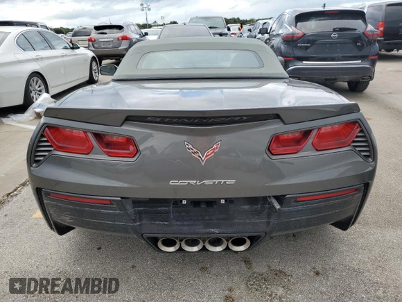 2016 Chevrolet Corvette 2LT with VIN 1G1YD3D76G5102327, listed as a Copart auction lot 73645504 with 0 mi miles and Salvage Title. Bid and sale history available at carsss.com. Image 6.