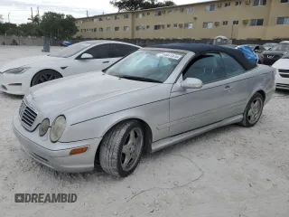 2001 Mercedes-Benz CLK with VIN WDBLK70G41T064893, listed as a Copart auction lot 49571575 with Not Provided miles and Clean Title. Bid and sale history available at carsss.com. Image 1.