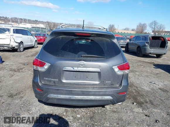 2016 Nissan Pathfinder S with VIN 5N1AR2MM1GC637454, listed as a IAAI auction lot 41640789 with 133,016 mi miles. Bid and sale history available at carsss.com. Image 16.
