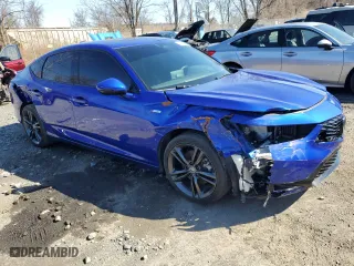 2025 Acura Integra w/A-Spec Technology Package with VIN 19UDE4H62SA006190, listed as a Copart auction lot 51643145 with 11,576 mi miles and Salvage Title. Bid and sale history available at carsss.com. Image 4.