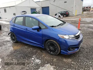 2018 Honda Fit Sport with VIN 3HGGK5G61JM710217, listed as a Copart auction lot 44733225 with 65,158 mi miles and Salvage Title. Bid and sale history available at DreamBid. Image 4.