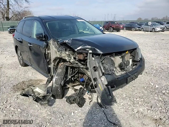 2020 Nissan Pathfinder SL with VIN 5N1DR2CM0LC616670, listed as a Copart auction lot 43927425 with 117,989 mi miles and Salvage Title. Bid and sale history available at carsss.com. Image 12.