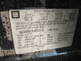 2017 Chevrolet Silverado 1500 LT with VIN 1GCVKRECXHZ270139, listed as a IAAI auction lot 42027722 with 122,571 mi miles and . Bid and sale history available at DreamBid. Image 9.