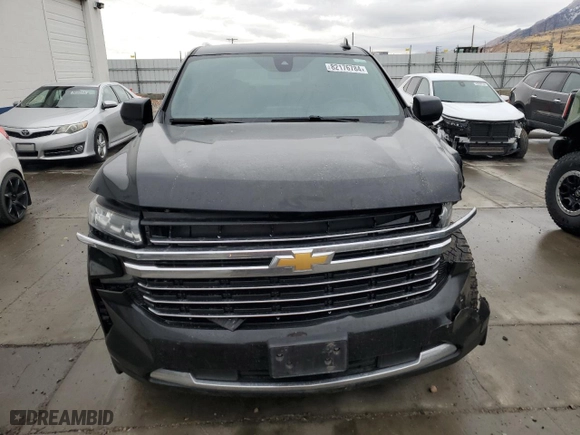 2021 Chevrolet Suburban LT with VIN 1GNSKCKD7MR390298, listed as a Copart auction lot 82176784 with 166,073 mi miles and Salvage Title. Bid and sale history available at carsss.com. Image 5.