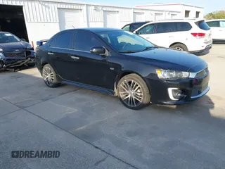 2017 Mitsubishi Lancer ES with VIN JA32V2FWXHU000916, listed as a IAAI auction lot 41727166 with 85,182 mi miles. Bid and sale history available at carsss.com. Image 1.