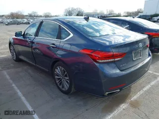2015 Hyundai Genesis 3.8L with VIN KMHGN4JE6FU037519, listed as a IAAI auction lot 41743242 with 196,098 mi miles. Bid and sale history available at carsss.com. Image 3.