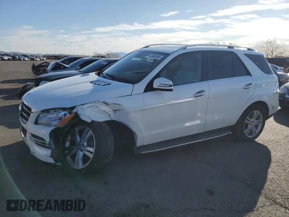 2014 Mercedes-Benz M 350 with VIN 4JGDA5JBXEA382921, listed as a Copart auction lot 45606495 with 135,987 mi miles and Salvage Title. Bid and sale history available at DreamBid. Image 1.