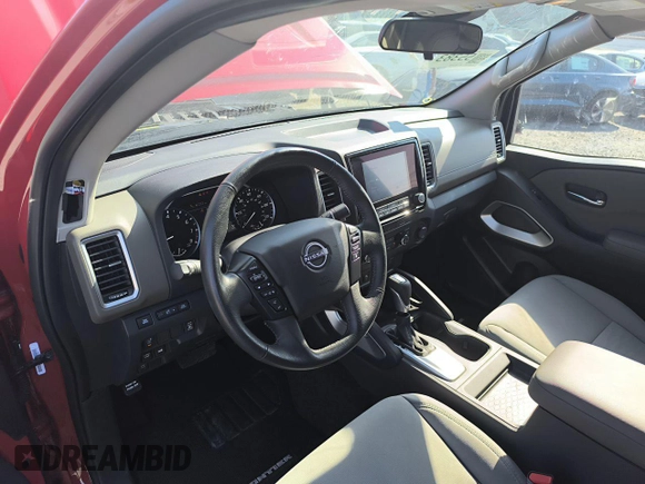 2022 Nissan Frontier SV with VIN 1N6ED1FK3NN660596, listed as a Copart auction lot 41824205 with 33,214 mi miles and Salvage Title. Bid and sale history available at carsss.com. Image 7.