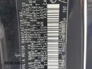 2010 Toyota Corolla with VIN 2T1BU4EE5AC385099, listed as a Copart auction lot 54433995 with 148,858 mi miles and Salvage Title. Bid and sale history available at carsss.com. Image 12.