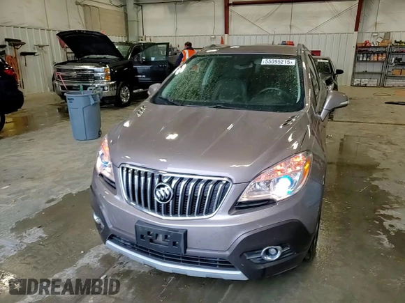 2014 Buick Encore Convenience with VIN KL4CJBSB8EB596081, listed as a Copart auction lot 55095215 with 116,892 mi miles and Non Repairable. Bid and sale history available at carsss.com. Image 14.