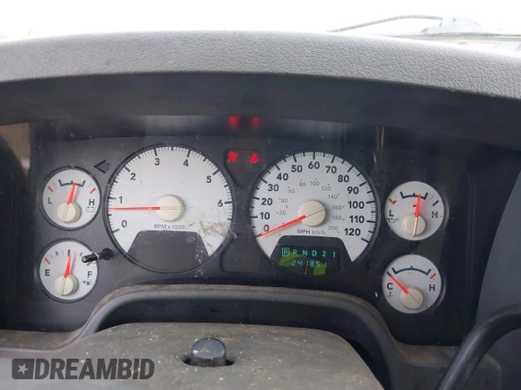 2007 Dodge 1500 ST with VIN 1D7HU18P17J503237, listed as a IAAI auction lot 41444641 with 241,851 mi miles and . Bid and sale history available at DreamBid. Image 7.