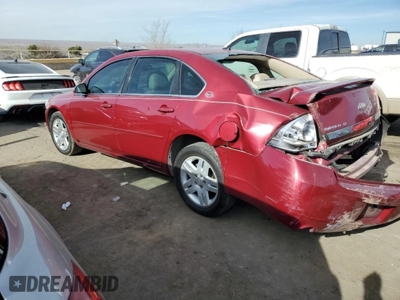 2006 Chevrolet Impala LT 3.9L with VIN 2G1WC581769154286, listed as a Copart auction lot 85888624 with Not Provided miles and Salvage Title. Bid and sale history available at DreamBid. Image 2.