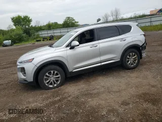 2019 Hyundai Santa Fe SE with VIN 5NMS2CAD5KH114116, listed as a Copart auction lot 60983145 with 117,893 mi miles and Salvage title. Bid and sale history available at DreamBid. Image 1.