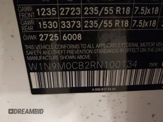 2024 Mercedes-Benz EQB 250+ z VIN W1N9M0CB2RN100134, wystawiony jako IAAI lot #41924624 z przebiegiem 2403 mil mil oraz . Historia ofert i sprzedaży dostępna na DreamBid. Obrazek 9.
