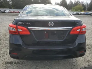 2017 Nissan Sentra SV with VIN 3N1AB7AP9HL701740, listed as a Copart auction lot 55942245 with 88,324 mi miles and Salvage Title. Bid and sale history available at DreamBid. Image 6.