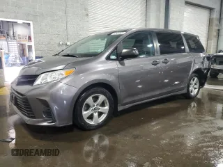2018 Toyota Sienna L with VIN 5TDZZ3DC6JS913637, listed as a Copart auction lot 72432534 with 60,723 mi miles and Salvage Title. Bid and sale history available at DreamBid. Image 1.