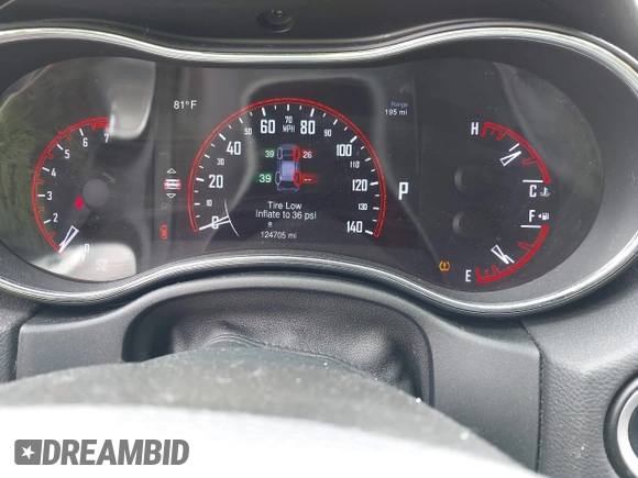 2015 Dodge Durango SXT with VIN 1C4RDJAG0FC947060, listed as a IAAI auction lot 42505938 with 124,705 mi miles and . Bid and sale history available at DreamBid. Image 7.
