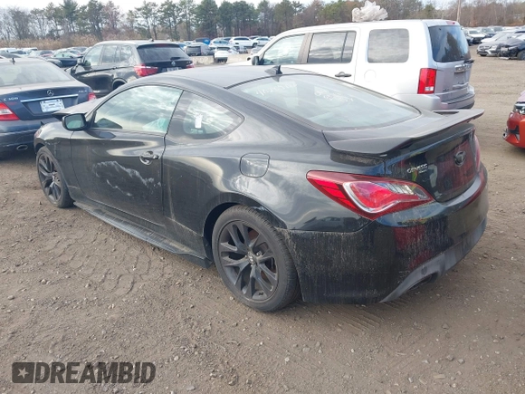 2013 Hyundai Genesis Coupe Premium with VIN KMHHT6KD7DU079819, listed as a IAAI auction lot 40863494 with 111,012 mi miles and . Bid and sale history available at DreamBid. Image 3.