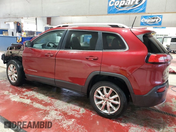 2016 Jeep Cherokee Limited with VIN 1C4PJMDS3GW204216, listed as a Copart auction lot 44033695 with 76,636 mi miles and Salvage Title. Bid and sale history available at DreamBid. Image 2.
