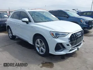 2022 Audi Q3 S line Premium Plus with VIN WA1EECF31N1071519, listed as a IAAI auction lot 41566512 with 32,045 mi miles. Bid and sale history available at carsss.com. Image 1.