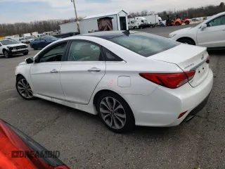 2014 Hyundai Sonata Limited with VIN 5NPEC4ABXEH867985, listed as a Copart auction lot 49975785 with 146,132 mi miles and Salvage Title. Bid and sale history available at DreamBid. Image 2.