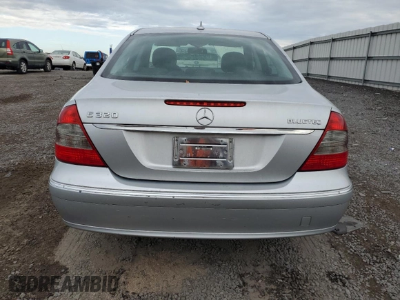 2008 Mercedes-Benz E 320 with VIN WDBUF22X38B236890, listed as a Copart auction lot 78665374 with 197,483 mi miles and Salvage title. Bid and sale history available at DreamBid. Image 6.