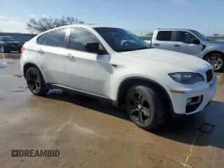 2014 BMW X6 xDrive35i with VIN 5UXFG2C57E0C44228, listed as a Copart auction lot 46574765 with 111,001 mi miles and Salvage Title. Bid and sale history available at carsss.com. Image 4.