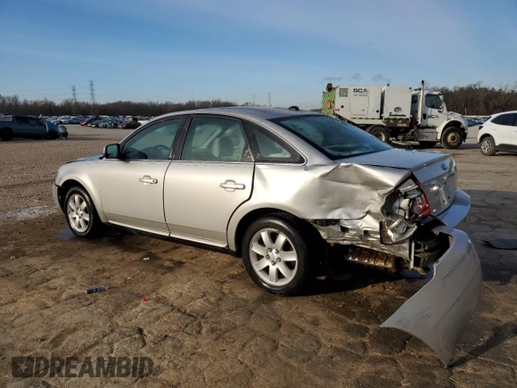 2007 Ford Five Hundred SEL z VIN 1FAHP27137G132282, wystawiony jako Copart lot #44734795 z przebiegiem 248 929 mil mil oraz Szkody całkowita. Historia ofert i sprzedaży dostępna na DreamBid. Obrazek 2.