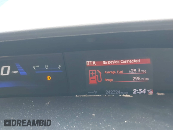 2015 Honda Civic EX with VIN 2HGFB2F85FH550720, listed as a IAAI auction lot 42095237 with 242,324 mi miles and . Bid and sale history available at DreamBid. Image 7.